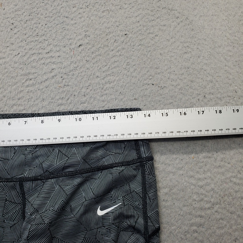 Nike Dri-FIT Capri Leggings Womens Medium Multi Geometric Running Yoga Athletic - Picture 6 of 10